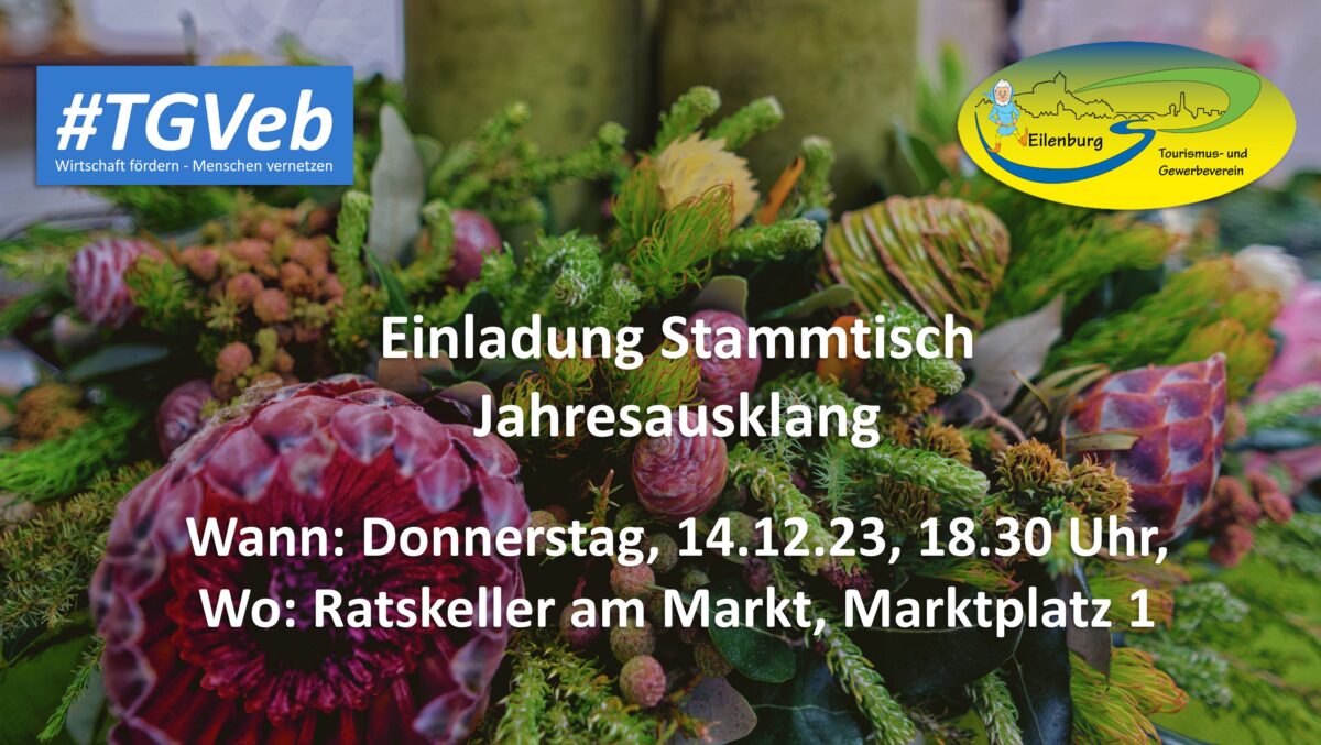 Einladung Stammtisch #TGVeb-Jahresausklang