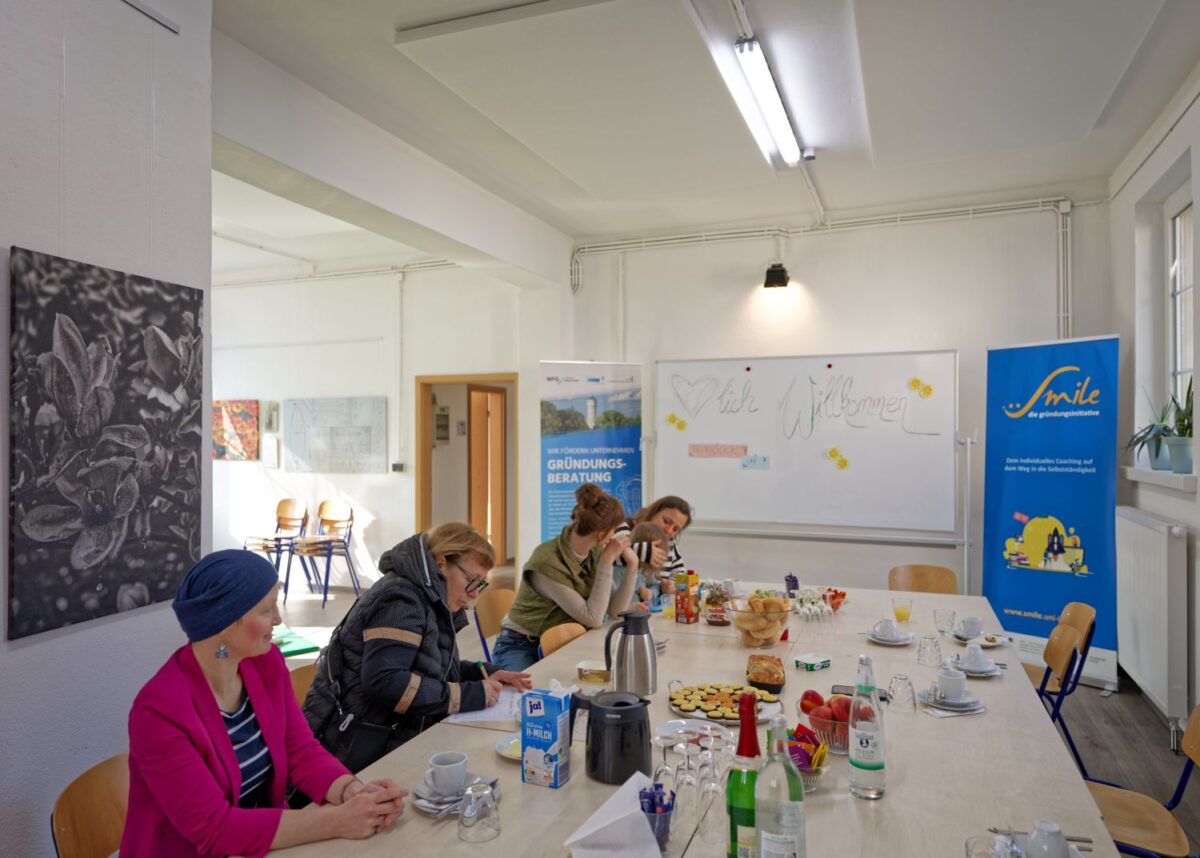 Frauentagsfrühstück im Coworking Weltkleinstadt in Eilenburg