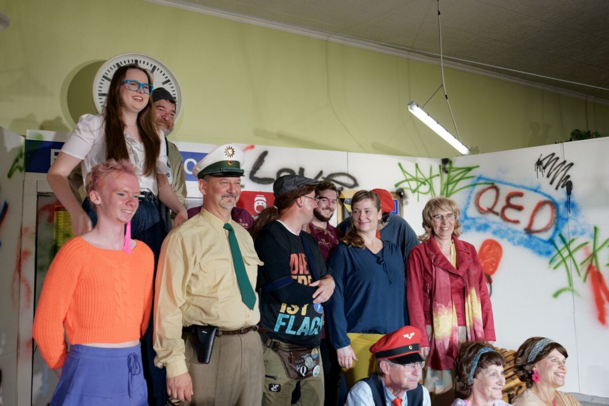 Theaterdinner- und Herbstfrühlingsimpressionen