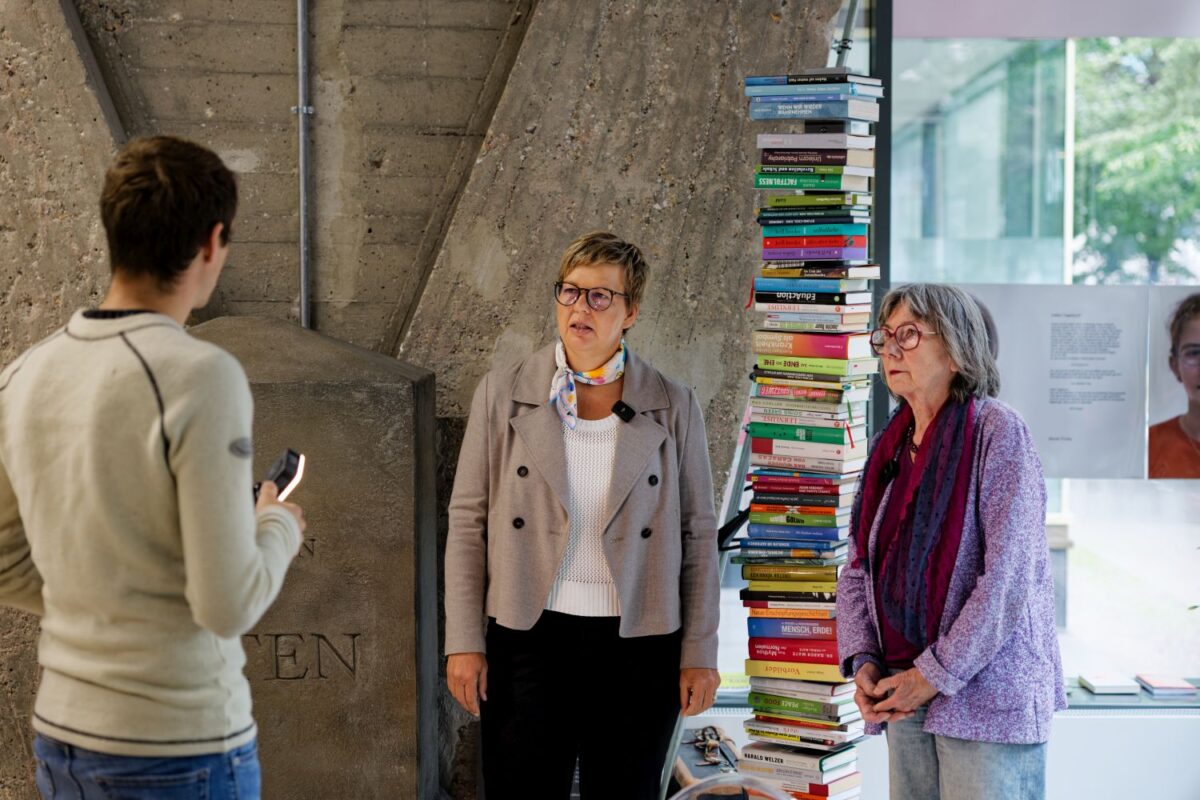 Doreen Model mit Margret Rasfeld zur 4. KUNSTwoche in Eilenburg